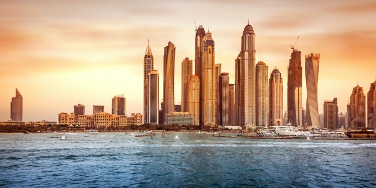 Beautiful Dubai cityscape