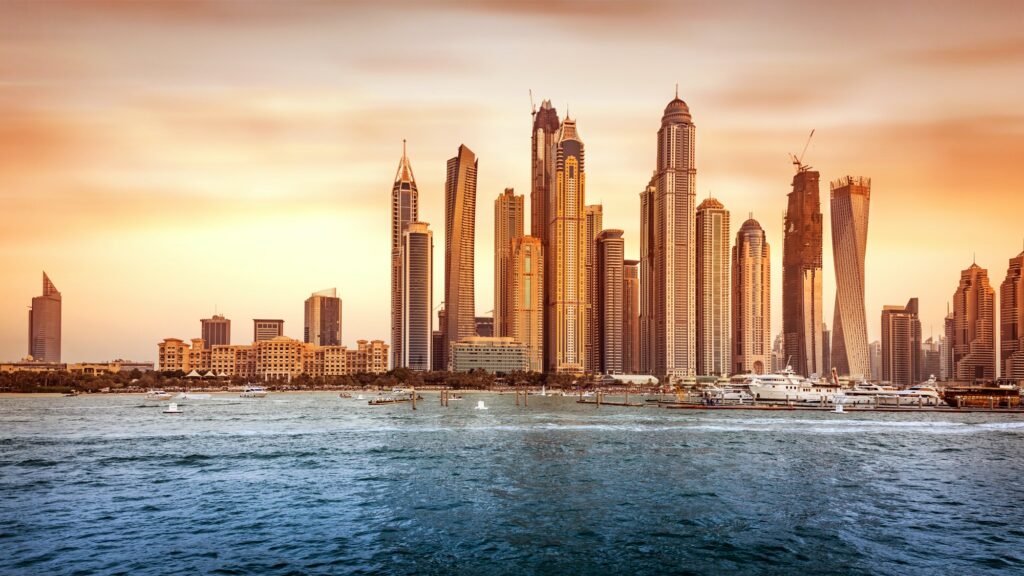 Beautiful Dubai cityscape