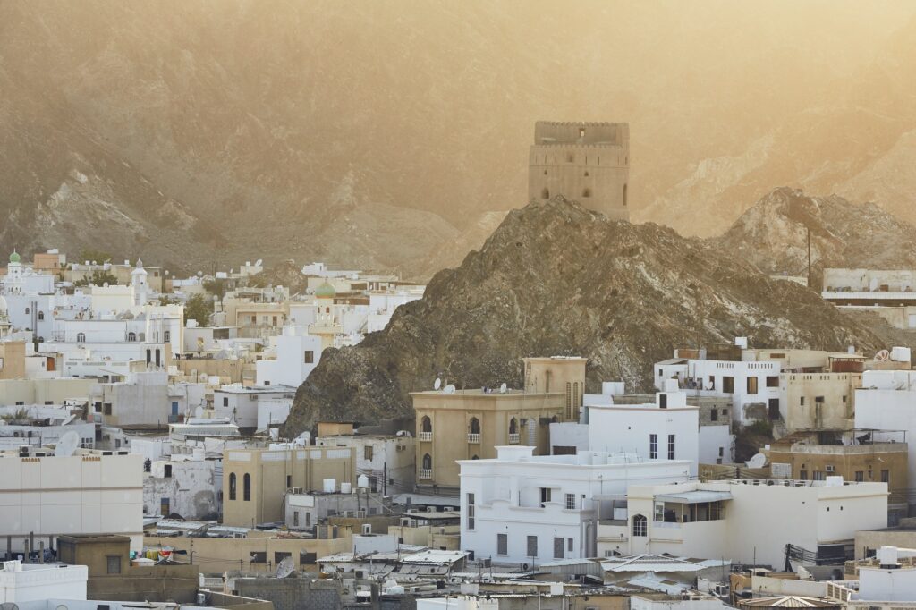 Cityscape view of Muscat