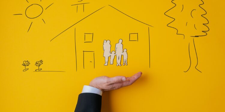 Conceptual image of insurance and safety