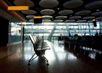 Empty airport