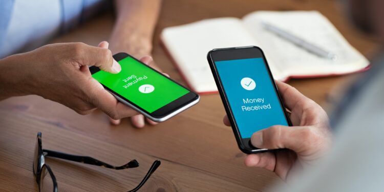 Mobile payment sent and received