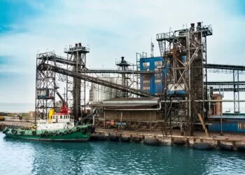 Oil and gas processing plant.
