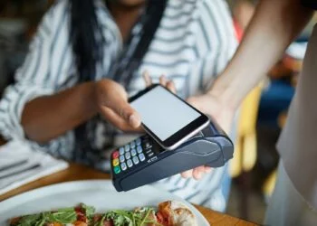 Paying through smartphone