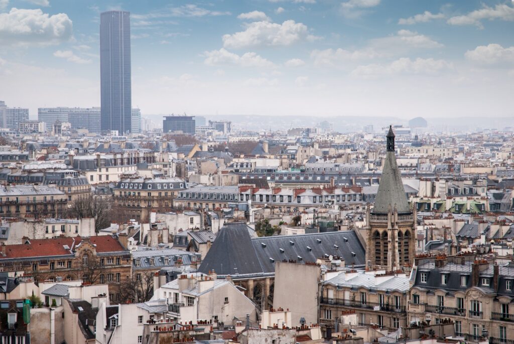 View of the Latin Quarter and Montparnasse