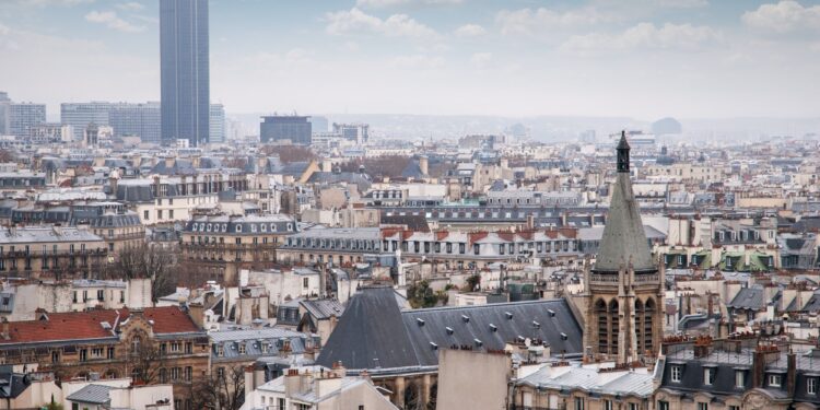 View of the Latin Quarter and Montparnasse