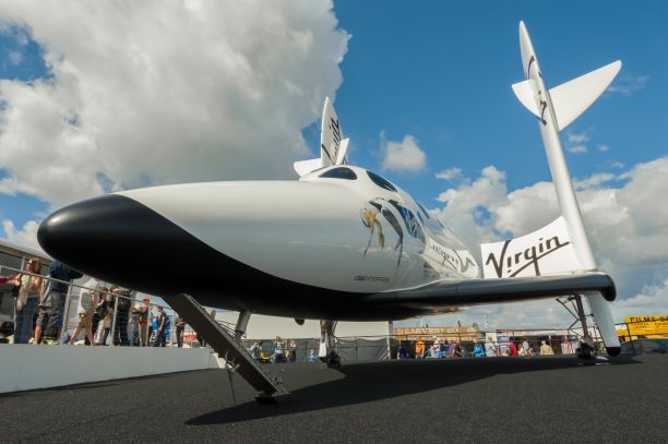The space race sees Virgin Galactic's Richard Branson emerge as the winner against Amazon's Bezos