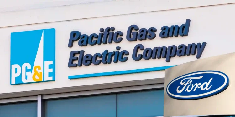 Power for homes from new Ford pickup truck. PG&E partners with Ford in 2022