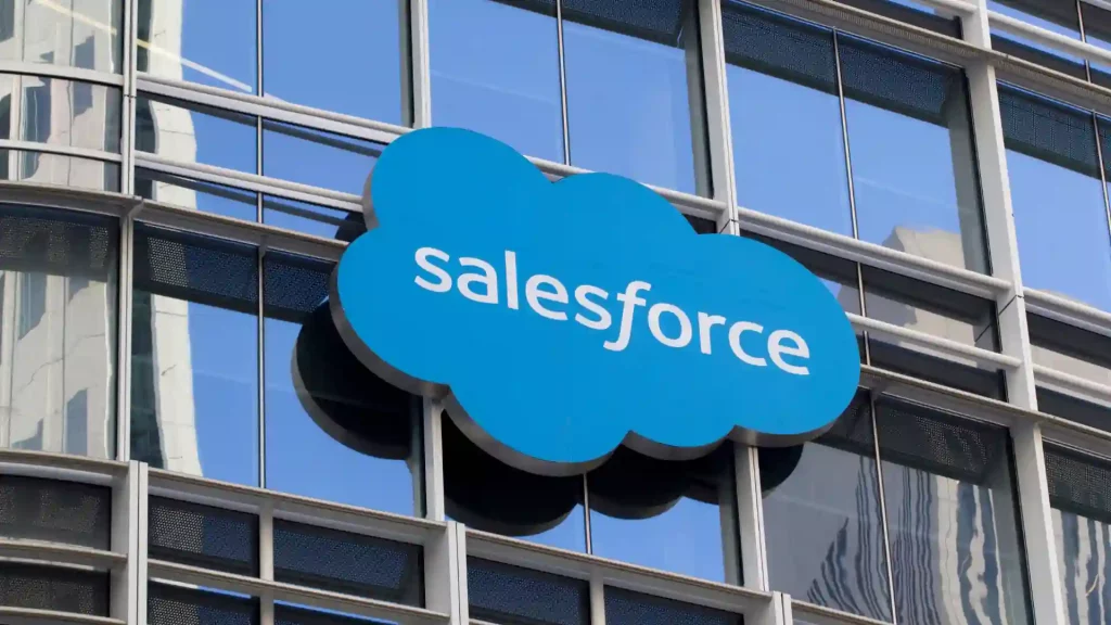 Salesforce sees robust profit, shares up by 8 percent