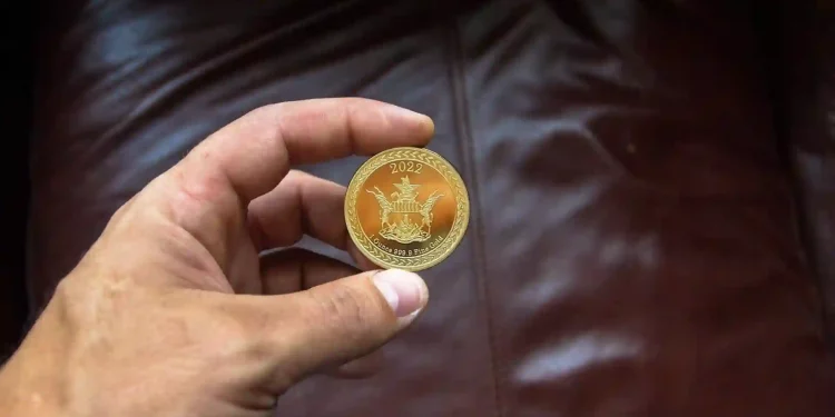Zimbabwe launches gold coins as legal tender to tackle hyperinflation in 2022