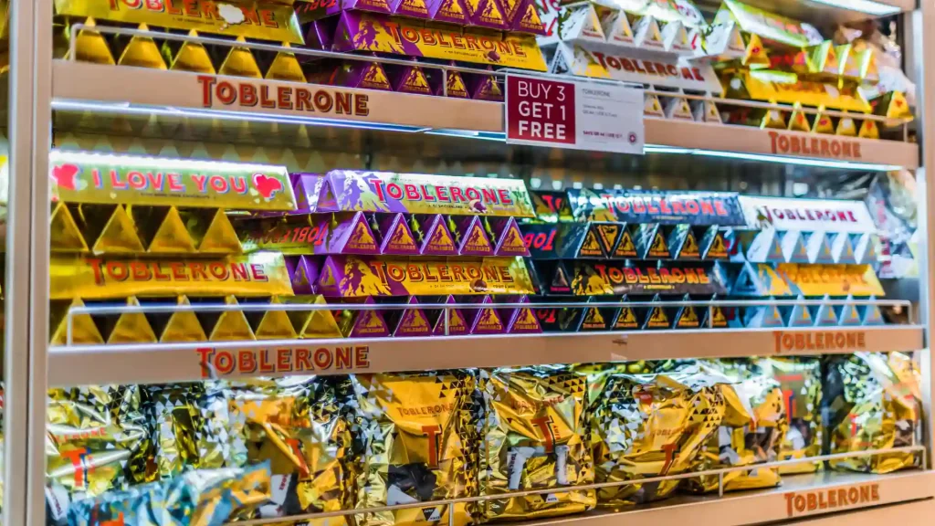Mondelez world travel retail reveals customised Toblerone products