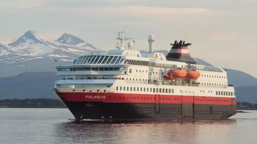 Hurtigruten Norway launches its first green hybrid ship ready for sailing along the Norwegian coast