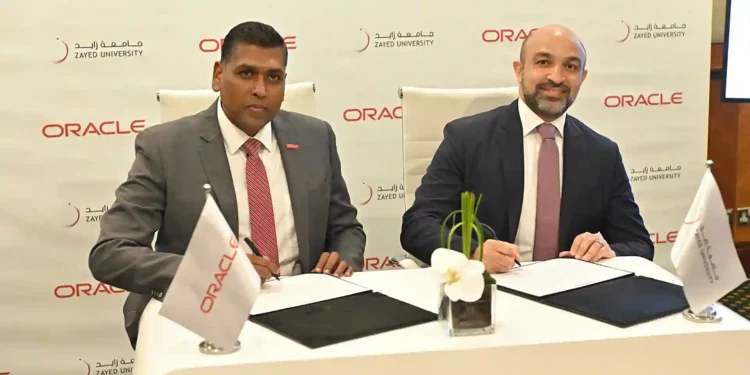 Zayed University and Oracle partner on innovation revolution using artificial intelligence, machine learning, blockchain, and data science in the education sector (Image Source: www.zu.ac.ae)