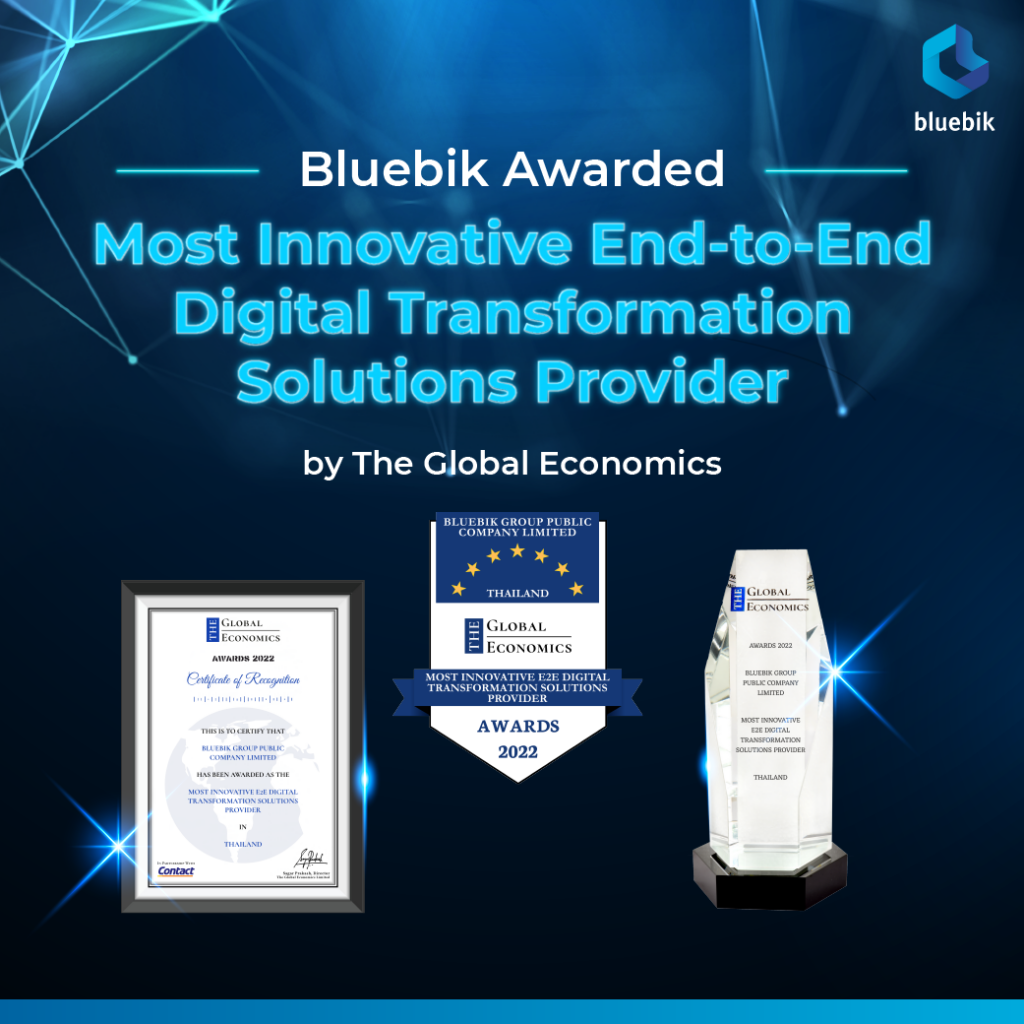 Bluebik Wins World-Class Award: ‘Most Innovative E2E Digital Transformation Solutions Provider’ from ‘The Global Economics Awards 2022’