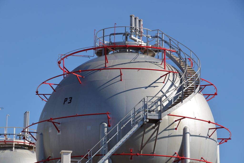 Gas Storage Tank in Europe