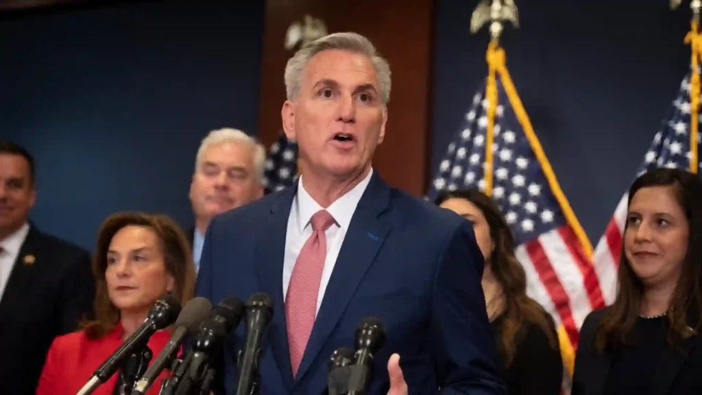 US House Speaker McCarthy Pitches Budget Cuts for Debt Limit Vote