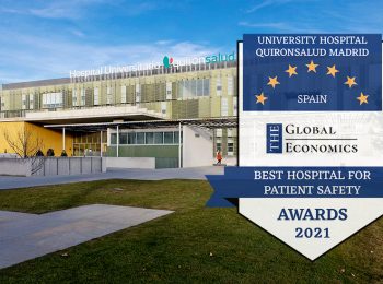 Quirónsalud Madrid recibe el premio a Mejor hospital en seguridad del paciente de los Global Economic Awards