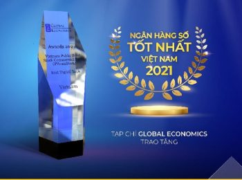 Tạp chí Global Economics vinh danh PVCombank là ngân hàng số tốt nhất Việt Nam 2021