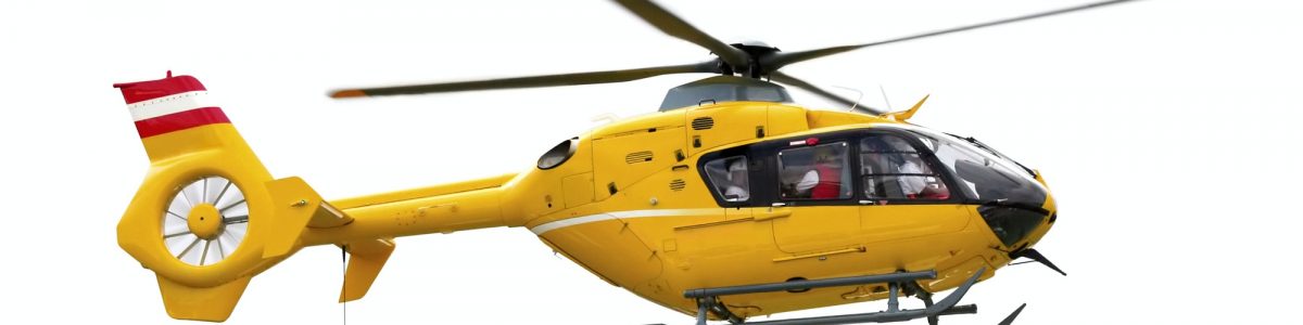 Yellow helicopter